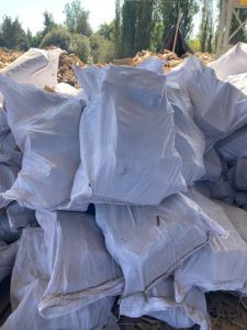 leña eucaliptus en sacos